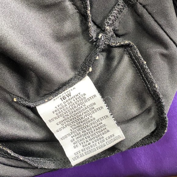 📌R & M Richards The Little Black Dress w/ Lace - Picture 12 of 15